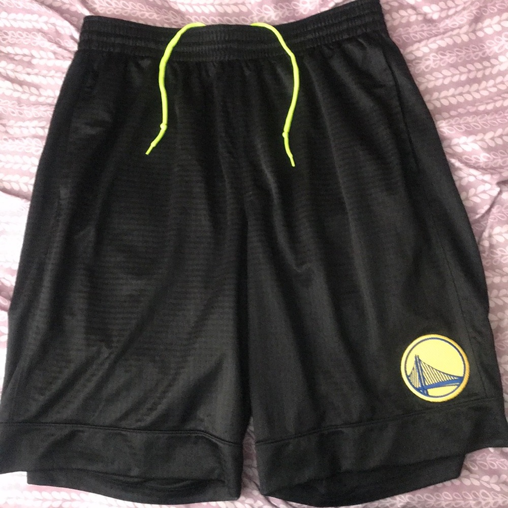 Warriors shorts black